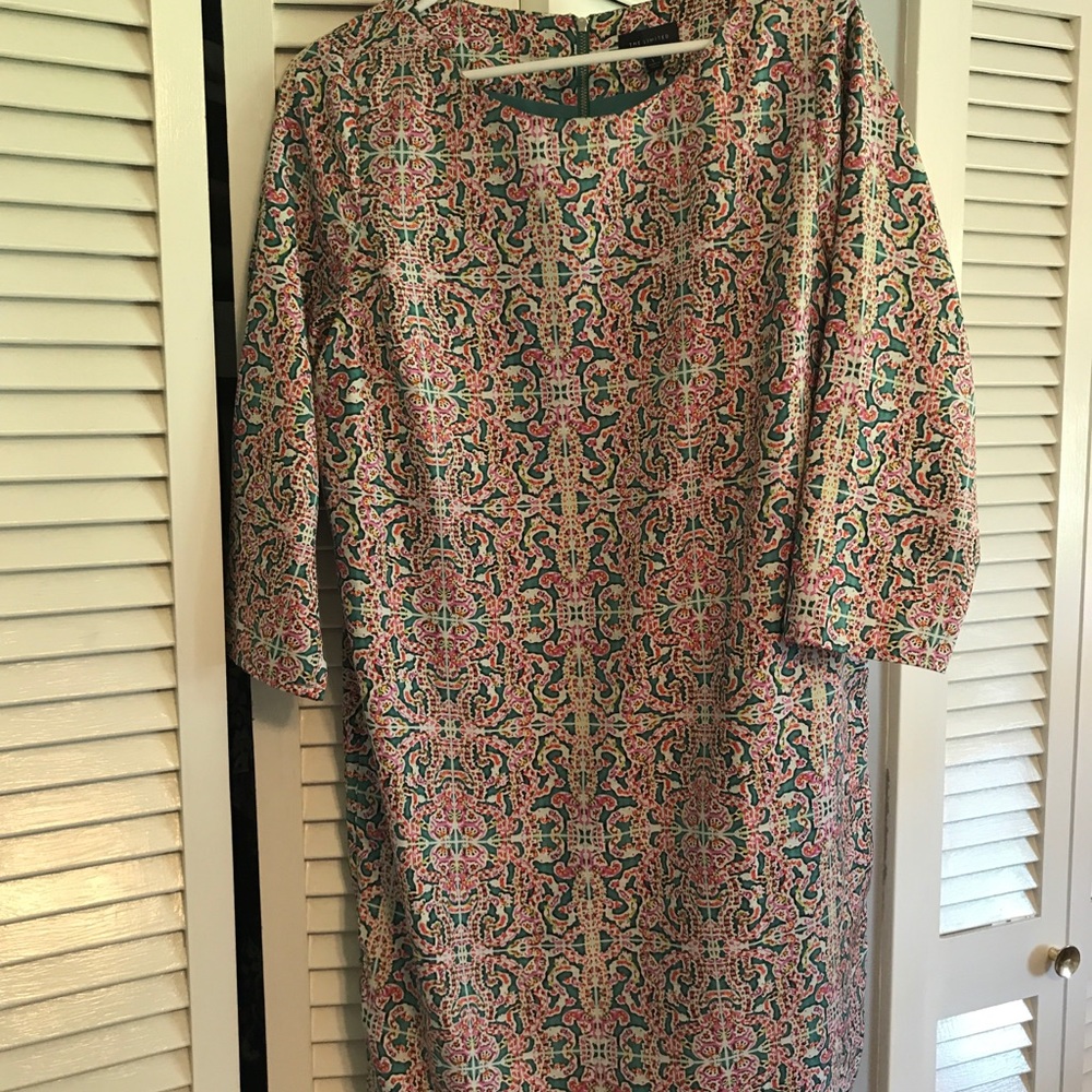 Pink patterned dress